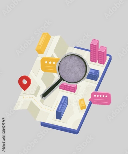 finding a route on a map