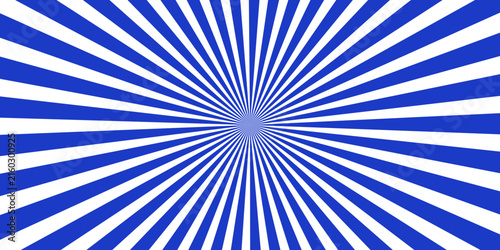 фотографія Radial blue and white stripes expanding from center for abstract background desi
