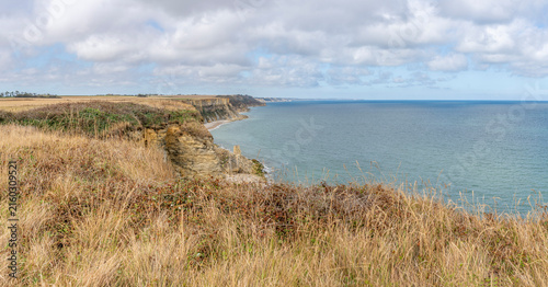 Принти на полотні Arromanches-les-Bains, France - 08 10 2026: Coastal path