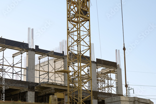 Tower Crane At Construction Site