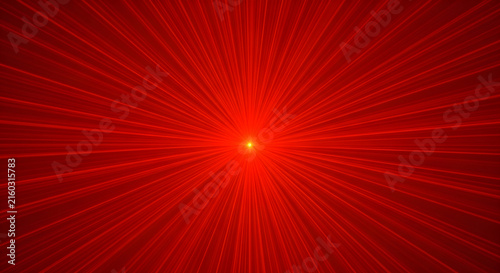 Radiant Red Sunburst Abstract Background Featuring Glowing Light Rays Expanding From A Central Point For Dynamic Visual Effects