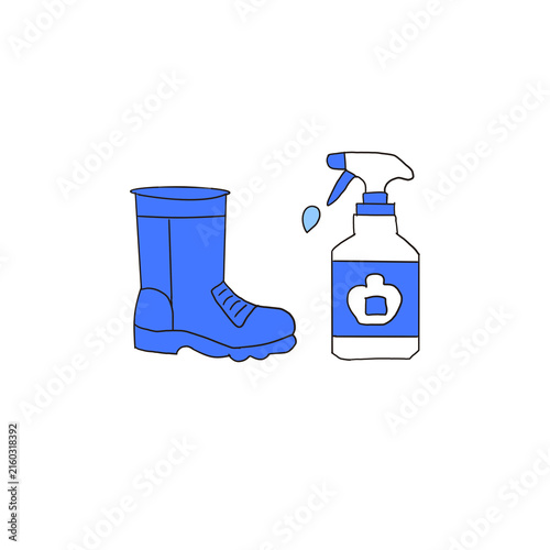 Farm biosecurity sample collected for laboratory testing, pathogen detection, disease surveillance, and livestock health monitoring