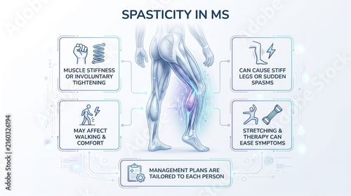 Spasticity in multiple sclerosis