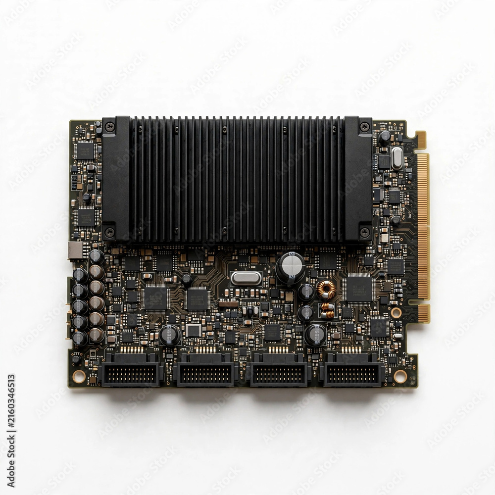 Fototapeta premium Enterprise RAID Controller Card Storage Server Hardware Component