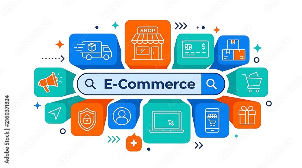 Fototapeta premium E-commerce_vector_illustration_d…_202608172041