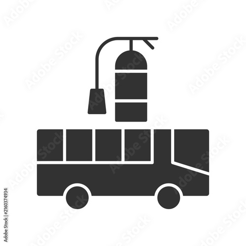 Bus Fire Extinguisher Icon