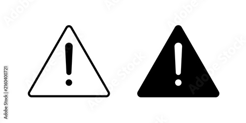 фотографія Alert sign lineart symbol pack