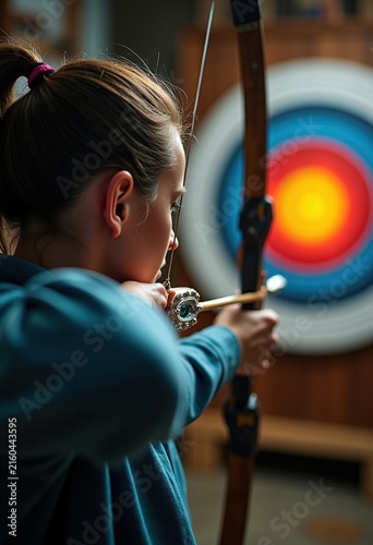 Archer Targeting Bullseye Precision Ultimate Aim Shooting Range