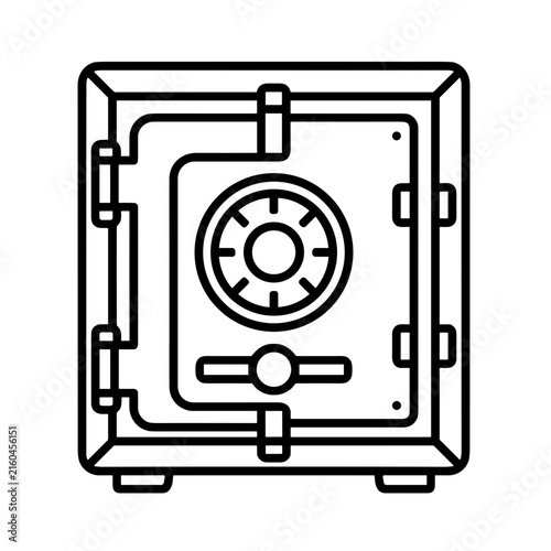 bank safe with combination lock