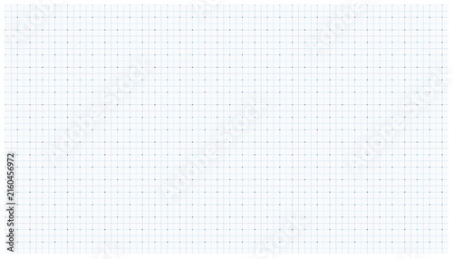Aesthetic light blue grid and dot pattern, perfect for engineering drawings or graph paper background.