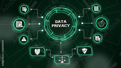 Centralized user data protection system managing encrypted network logs and Data privacy standards