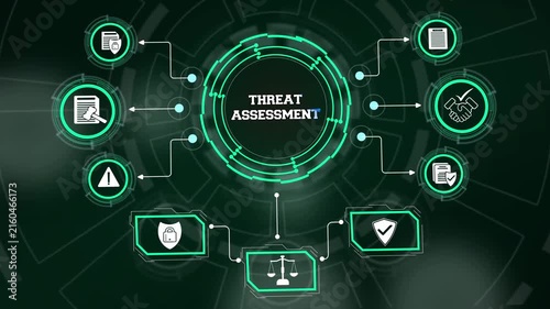 Evaluating cyber vulnerability metrics and risk indicators on a neon Threat assessment dashboard