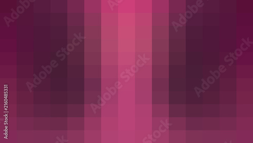 Abstract pixelated background featuring a grid of squares in varying shades of deep magenta and dark purple for a modern digital aesthetic suitable for creative technology and media design projects.