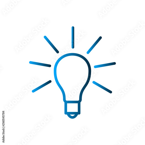 Bulb Lamp icon design template