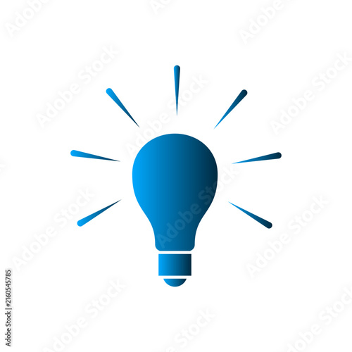 Bulb Lamp icon design template
