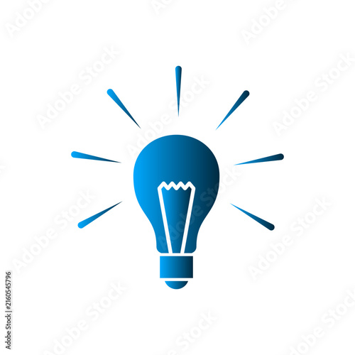 Bulb Lamp icon design template