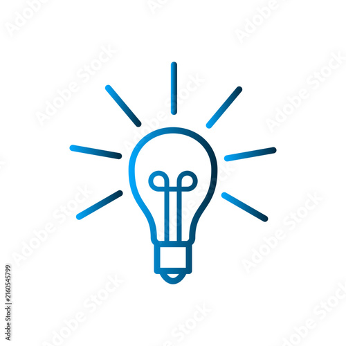 Bulb Lamp icon design template