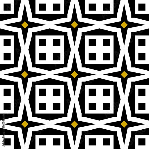 Abstract Geometric Art Deco Style Pattern Background