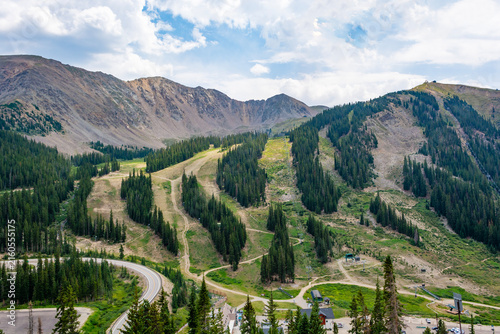 Araphoe Basin Ski Area During the Summer in the Colorado Rocky Rocky Mountains