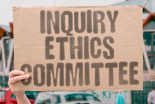 фотографія "Inquiry Ethics Committee" Panel investigates misconduct allegations formally