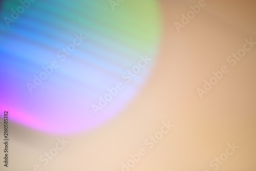 Canvas Print Abstract colorful light glow soft background with luminous orbs and smooth gradi