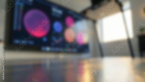 data analyst pointing at red anomaly spike on glowing business dashboard
