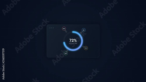 Digital Storage Capacity Dashboard Interface