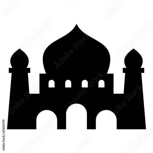 Mosque Silhouette Background