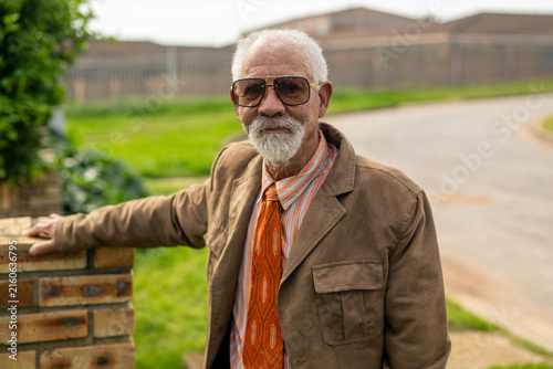 old man with sunglasses