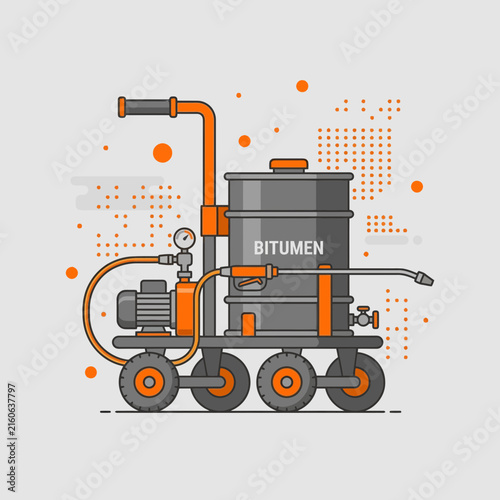 Industrial Bitumen Sprayer Machine For Road Construction And Maintenance