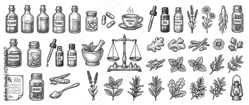 Herbal Remedies and Apothecary Collection