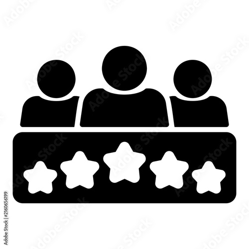Customer experience icon representing customer satisfaction, engagement, and service quality.