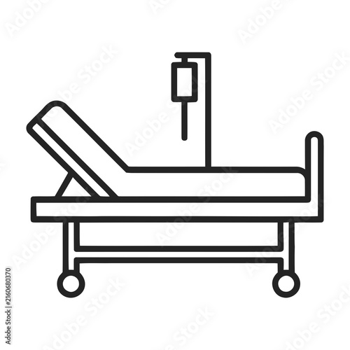 Simple black office chair with five casters, minimalist line