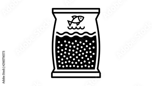 Fish Food Bag Icon