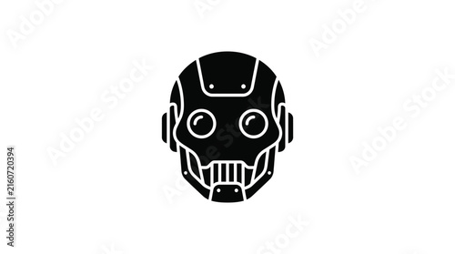 Robot Head Vector Icon
