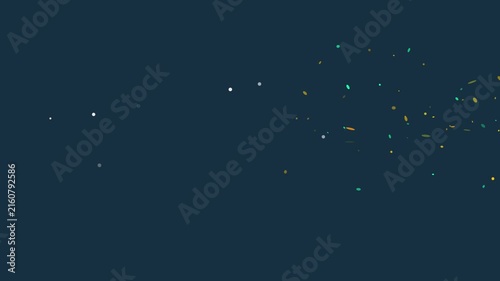 Dynamic glowing dots streaming across deep cosmic night sky background with video showcases mesmerizing mesmerizing trail luminous flowing gracefully across spaceexploration (747)