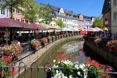 Obraz na plátně Altstadt von Saarburg in Rheinland-Pfalz