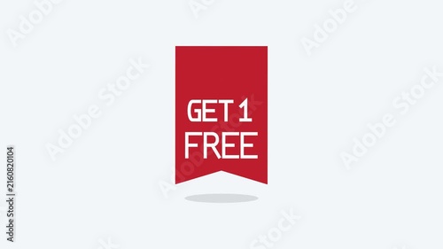 Buy One Get One Free Red Tag Promotion