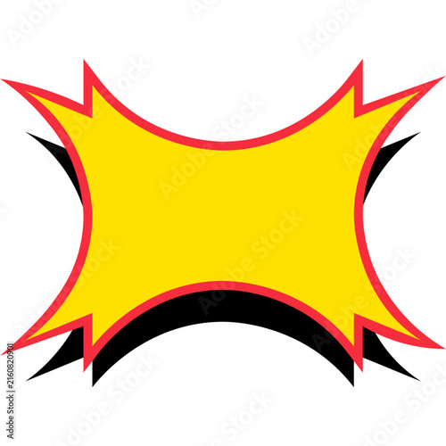 Cartoon Explosion Shape
