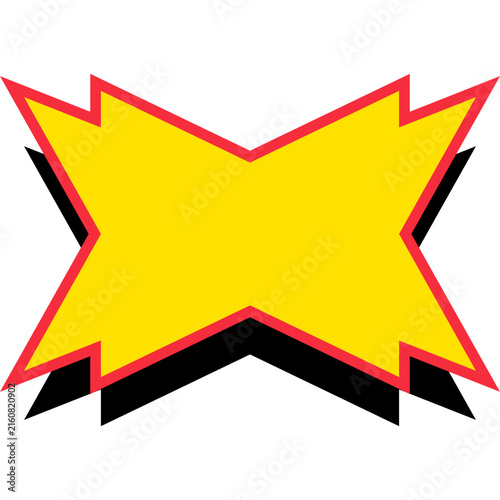 Cartoon Explosion Shape