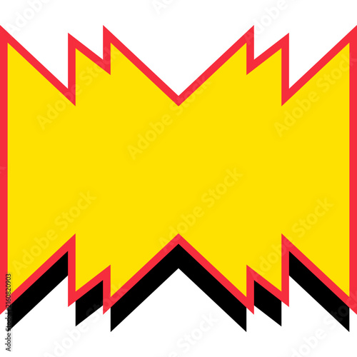 Cartoon Explosion Shape