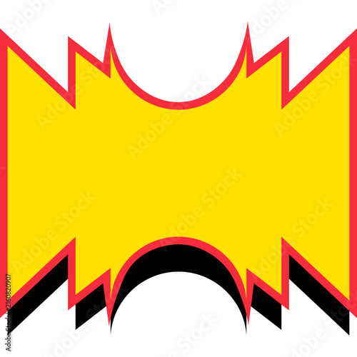 Cartoon Explosion Shape