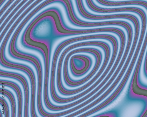 Soft fluid gradient background with concentric organic shapes in pastel blue and pink tones for calming digital graphic art.