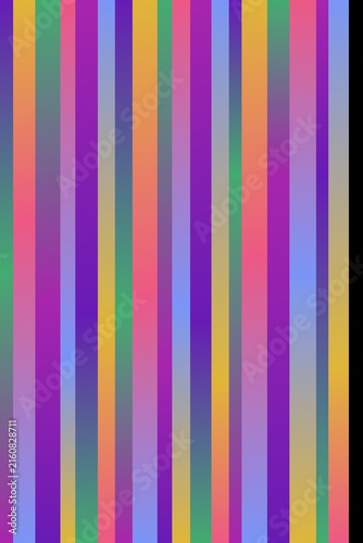 Multi colored vertical stripe design with bright yellow purple and green gradients perfect for playful spring themes.