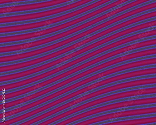 Wavy lines abstract background with purple and blue stripes for digital design.