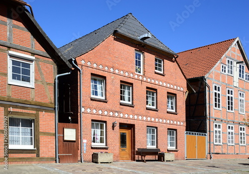 Historical Building in the Old Town of Schnackenburg, Lower Saxony