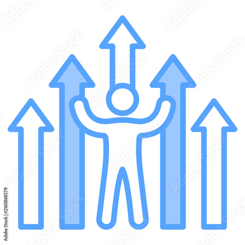 Ambition Blue Icon