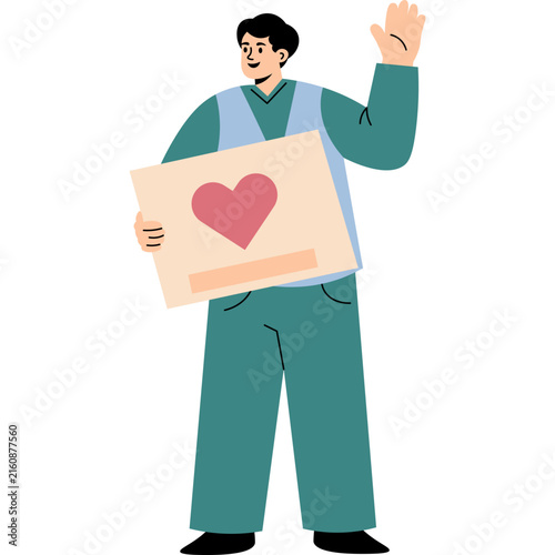 Charity Day Illustration
