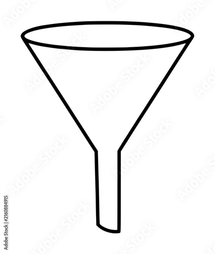 Hand-traced minimalist line drawing of a classic cocktail martini glass with a long elegant stem and wide conical bowl, simple black outline vector illustration, clean clipart style for menus, bars,