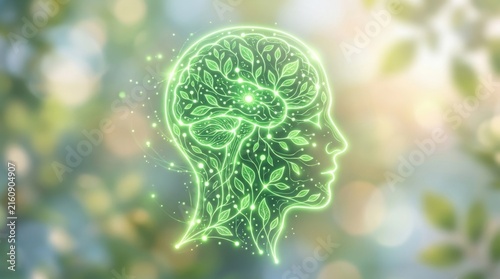 Green Digital Human Head With Neural Brain Network and Nature Inspired Technology